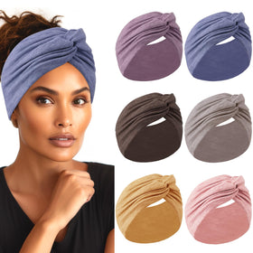 HAUHC front packaging showing six bright headbands, easy gifting