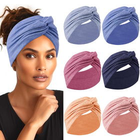HAUHC front view of six-piece headband pack shows colors and gift-ready presentation