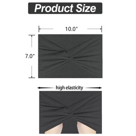 HAUHC hand holding headband to show scale, clear size reference