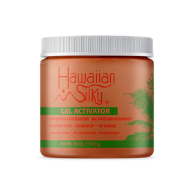 Hawaiian Silky front bottle 16oz showing product and benefits