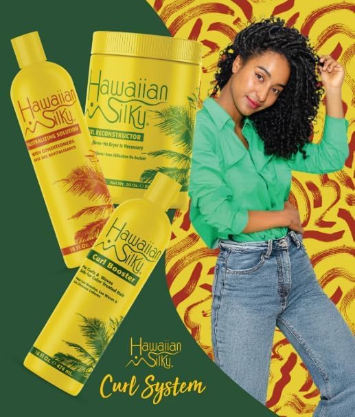 Close-up of Hawaiian Silky neutralizing solution texture highlighting smooth consistency and conditioning benefit
