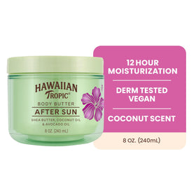 Hawaiian Tropic open jar showing creamy texture for deep hydration