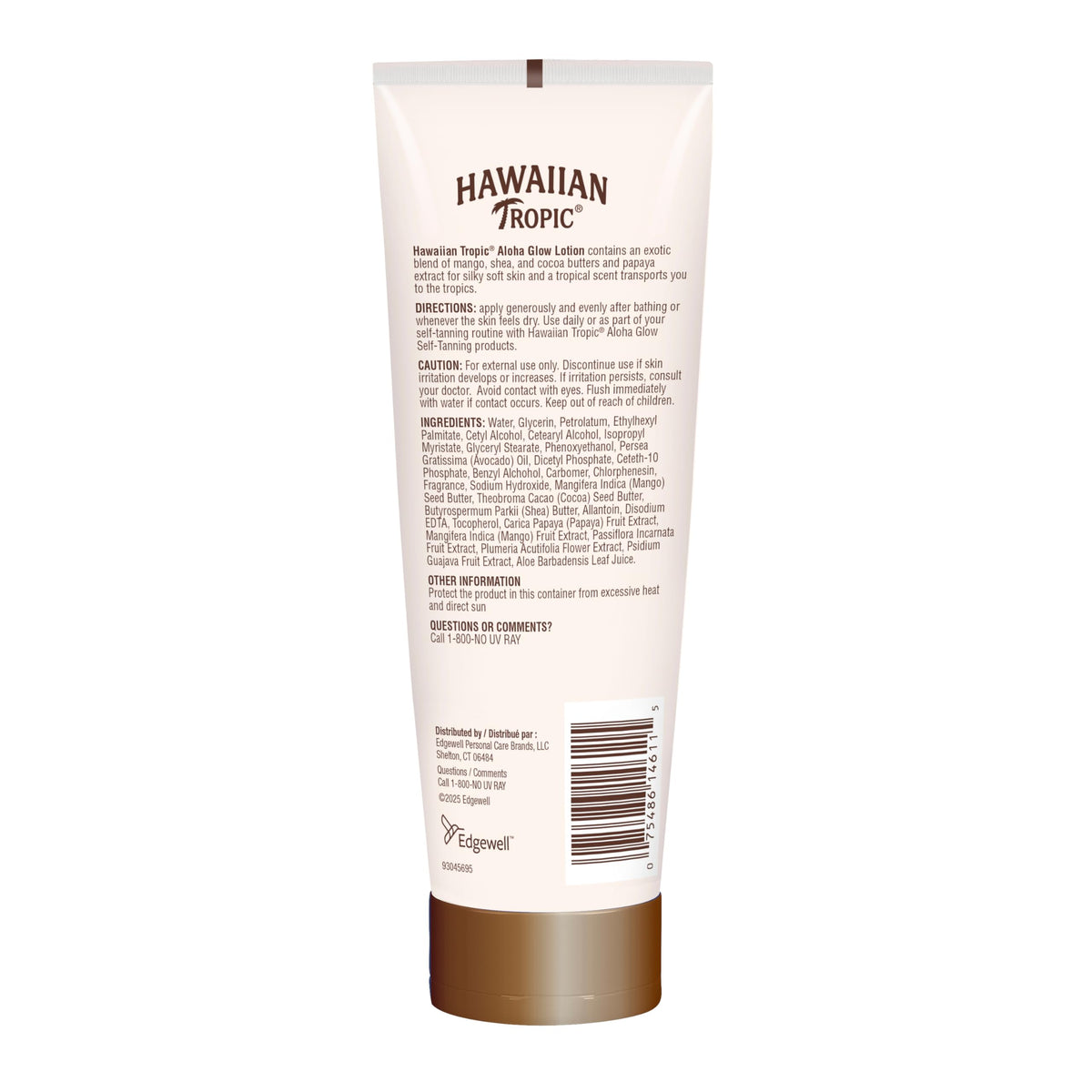 Hawaiian Tropic bottle in a beach bag suggesting post-sun hydration benefit
