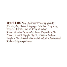 Hawaiian Tropic packaging detail emphasizing dermatologist-tested formulation