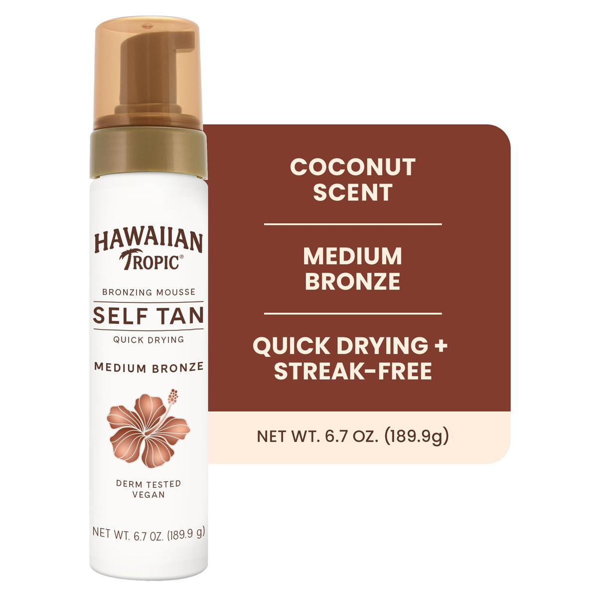 Hawaiian Tropic back label with usage instructions and development times for safe application