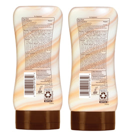 Hawaiian Tropic on a beach towel illustrating water resistant protection
