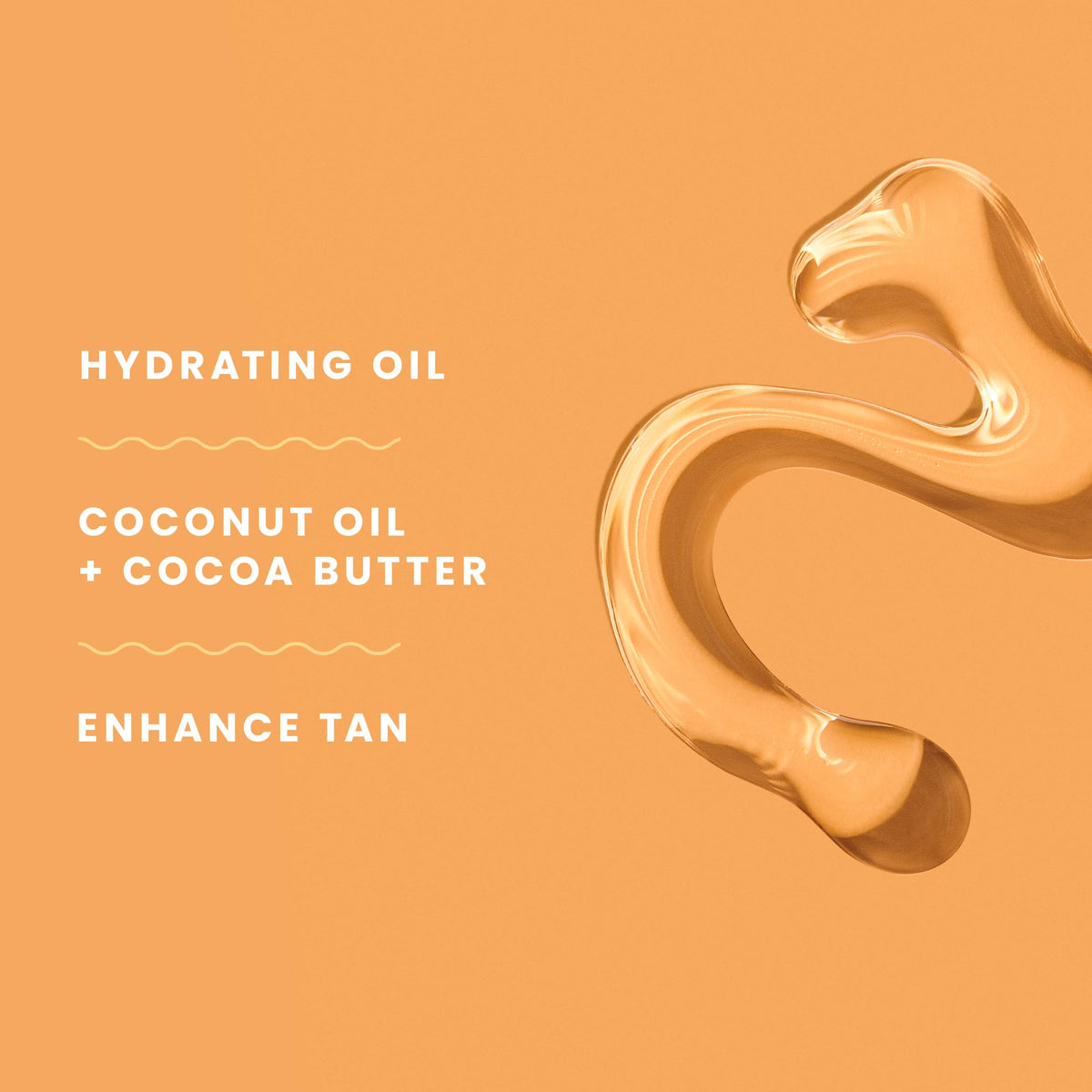 Hawaiian Tropic person applying oil to arm demonstrating smooth absorption