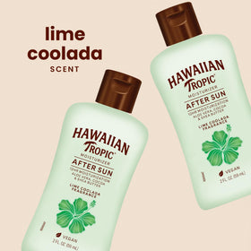 Hawaiian Tropic close-up of lotion texture highlighting moisturizing finish