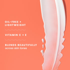 Hawaiian Tropic 8 fl oz bottle next to ruler showing size convenience benefit