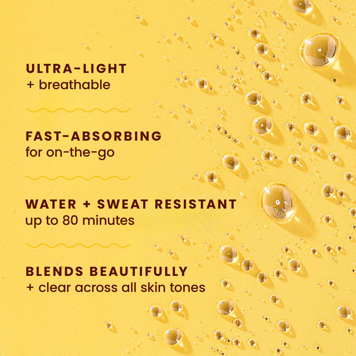 Hawaiian Tropic texture mist on skin closeup showing lightweight feel