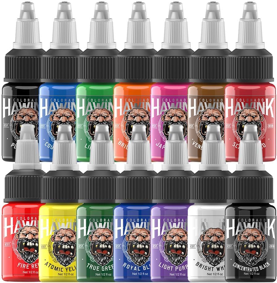 HAWINK front packaging showing 14-color set for versatile palettes