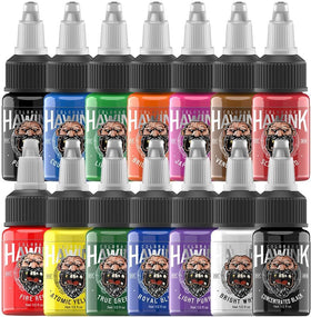 HAWINK front packaging showing 14-color set for versatile palettes