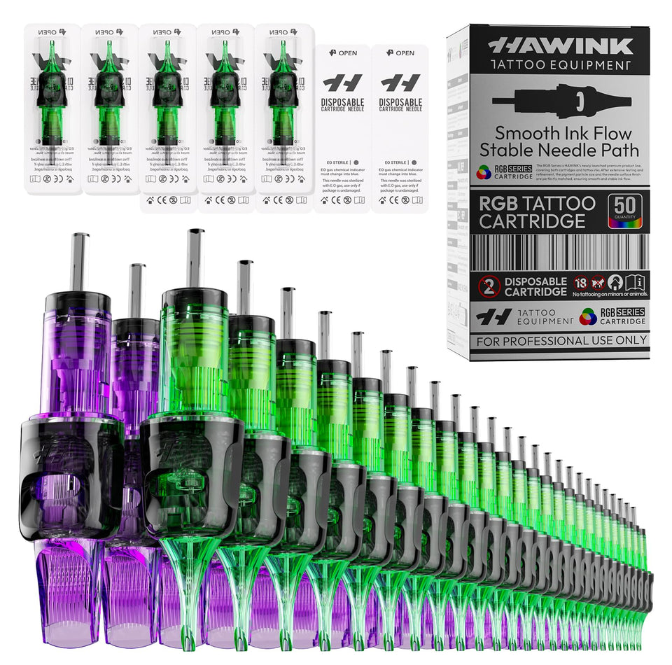 HAWINK front packaging box showing 50PCS kit and contents, professional supply benefit