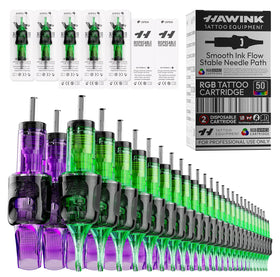 HAWINK front packaging showing 50PCS kit and color coding, clear inventory benefit