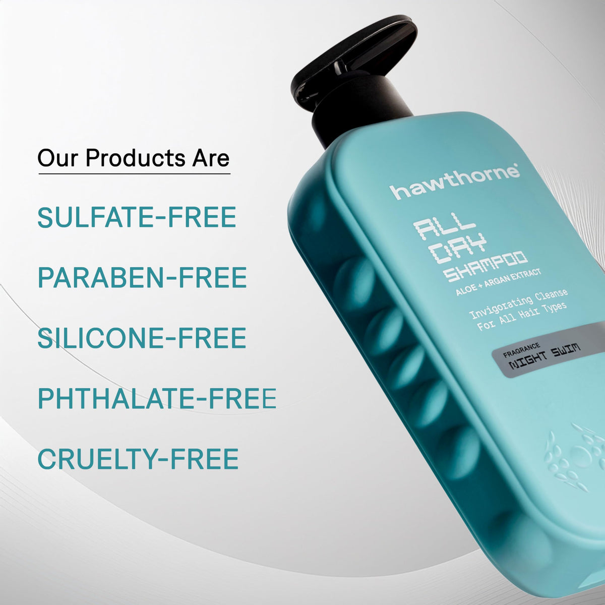 Hawthorne bottle scale in hand to show 16 fl oz size and travel convenience