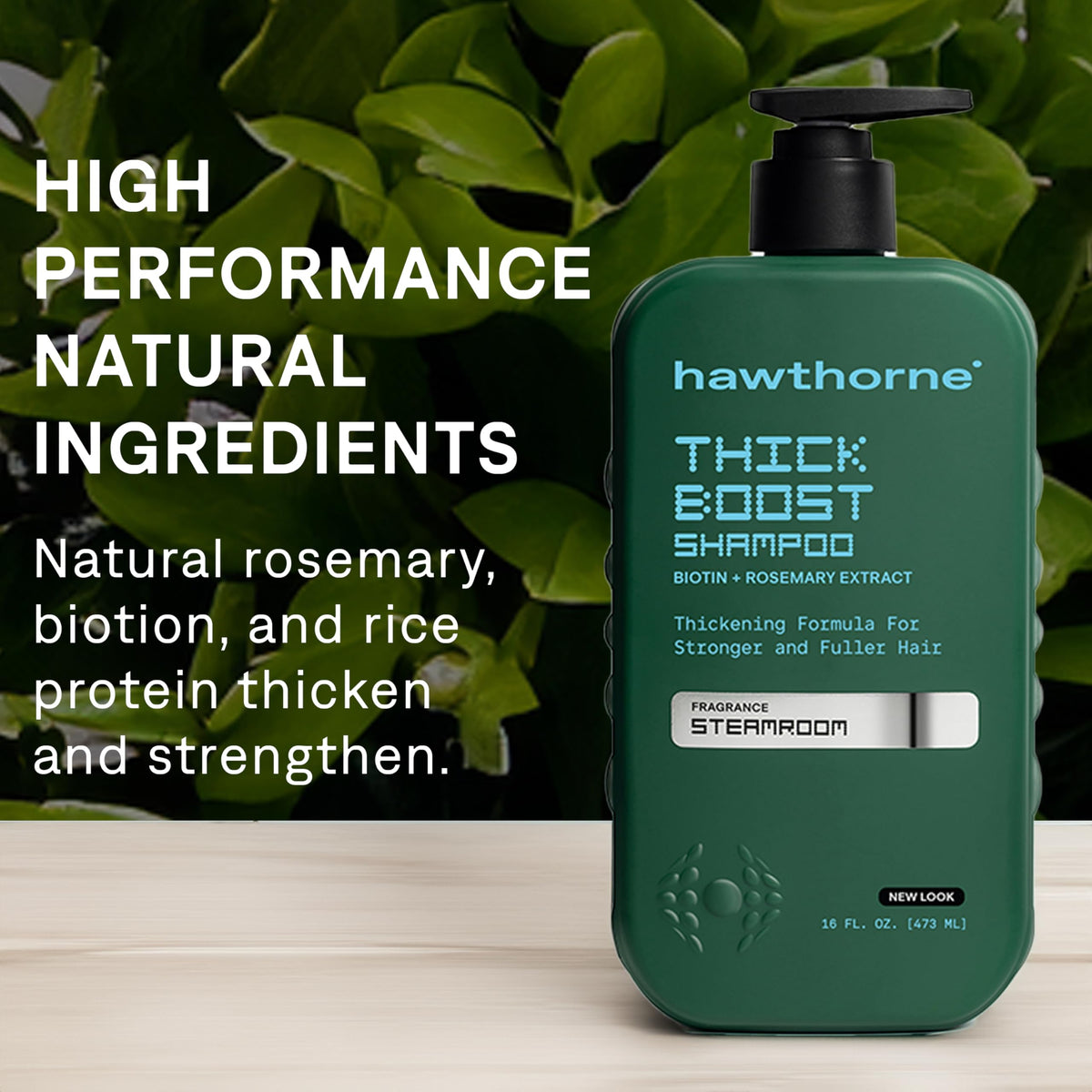 Hawthorne back label close-up listing ingredients and benefits for informed buyers