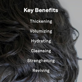 Hawthorne ingredients laid out including biotin and rice protein for strengthening benefit
