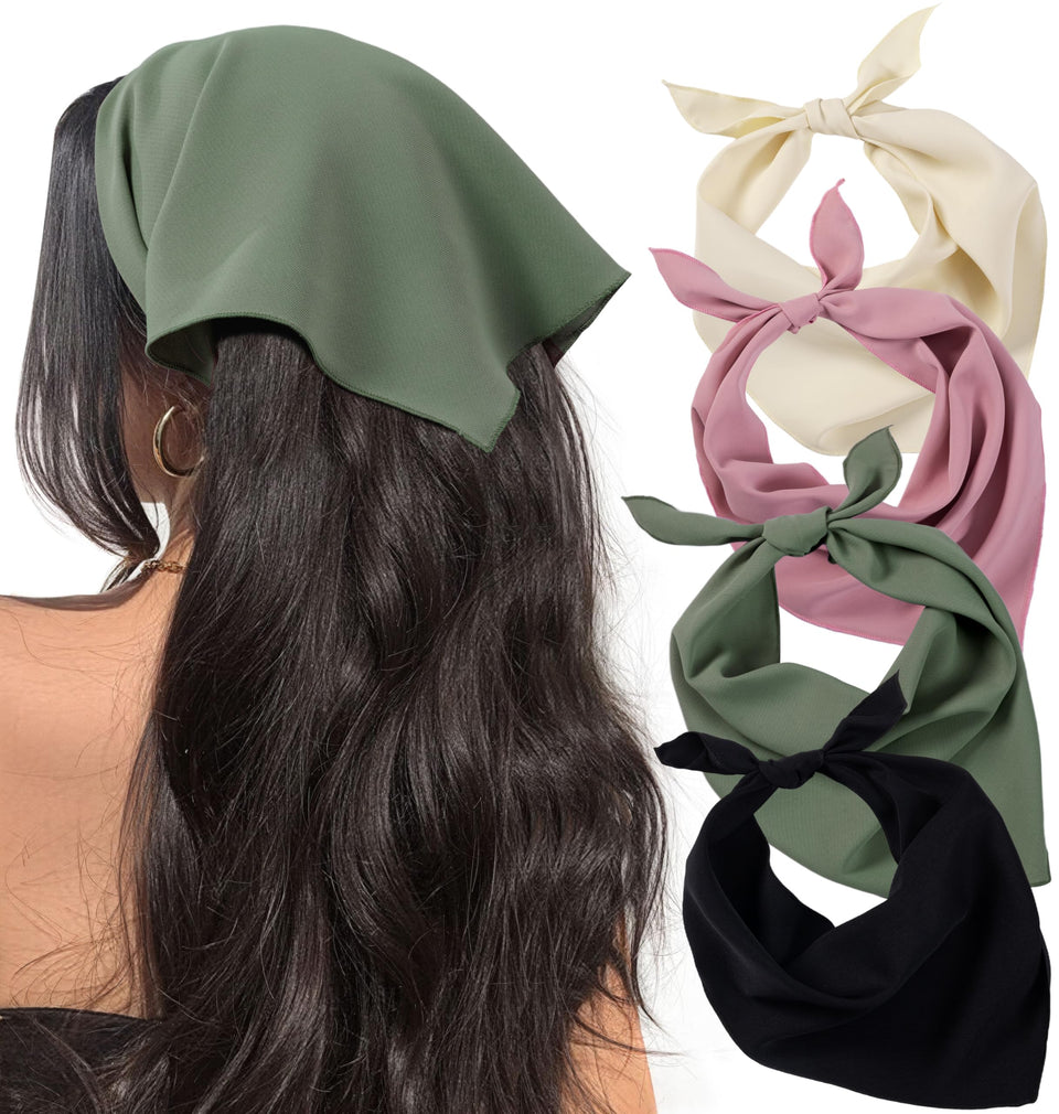 HBselect front packaging showing four bandanas and two pins, organized for gifting
