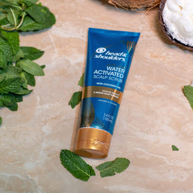 Head & Shoulders applied to wet scalp in shower for effective activation