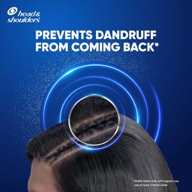 Head & Shoulders back label with ingredients and usage instructions visible