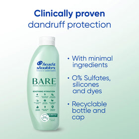Head & Shoulders ECOBOTTLE design highlighting reduced plastic advantage