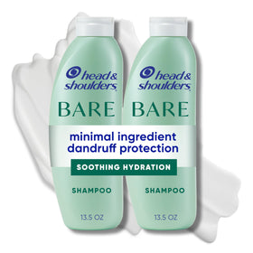 Head & Shoulders BARE front packaging showing twin bottles and product name