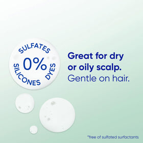Head & Shoulders in-shower use with hand applying for scalp care