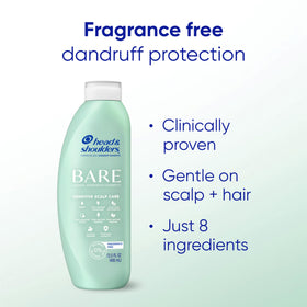 Head & Shoulders shampoo texture poured on hand showing gentle lather benefit