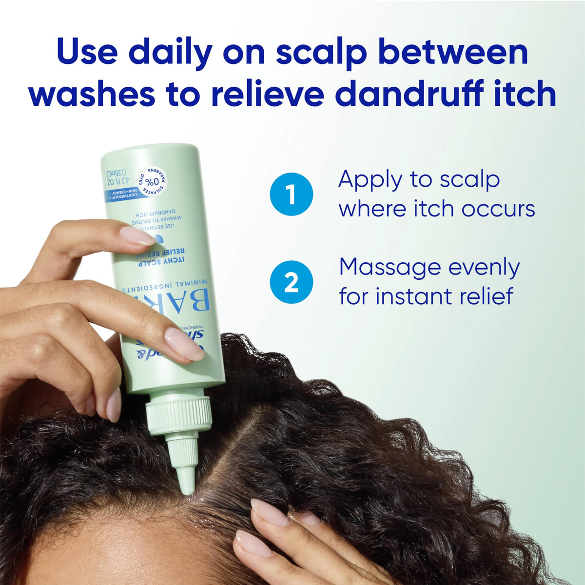 Head & Shoulders serum gel texture close-up showing lightweight absorption