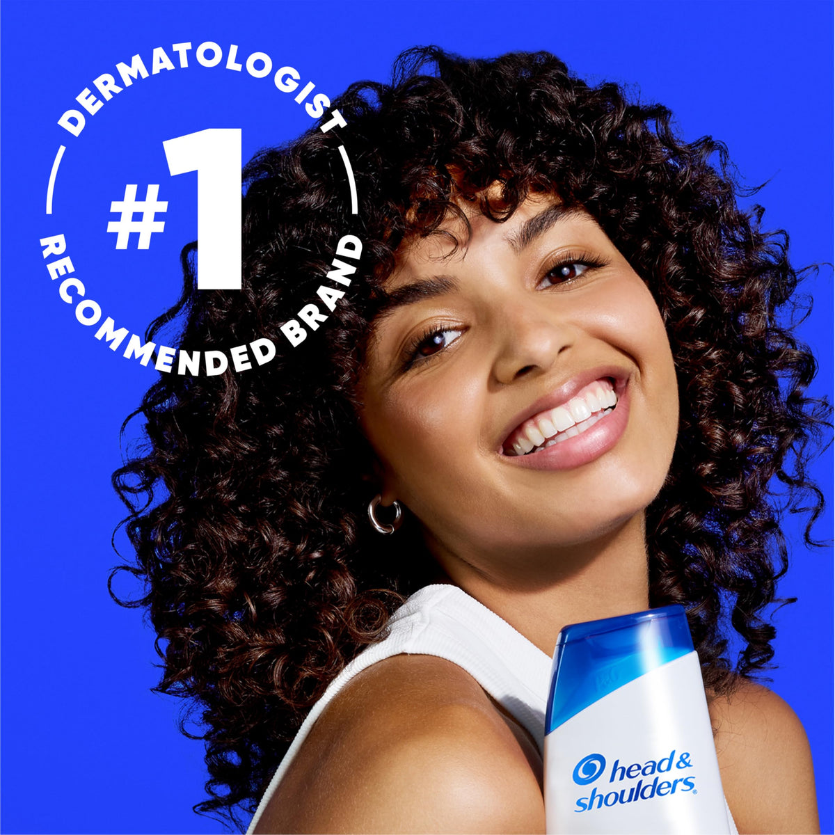 Head & Shoulders back label with usage directions and active 1% pyrithione zinc information