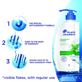 Head & Shoulders bottle beside common item showing 22 oz scale benefit