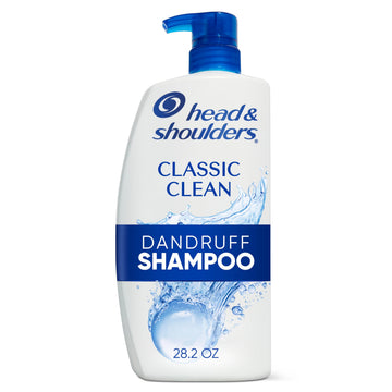Head & Shoulders Classic Clean front bottle showing clear product branding and benefits