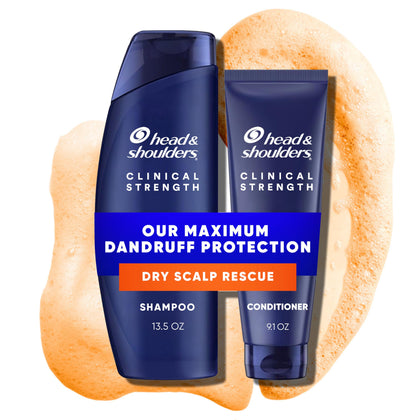 Head & Shoulders front packaging showing clinical strength and relief benefits