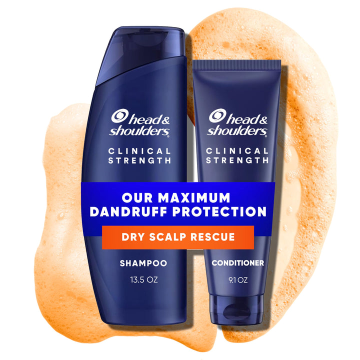 Head & Shoulders front packaging showing clinical strength and relief benefits