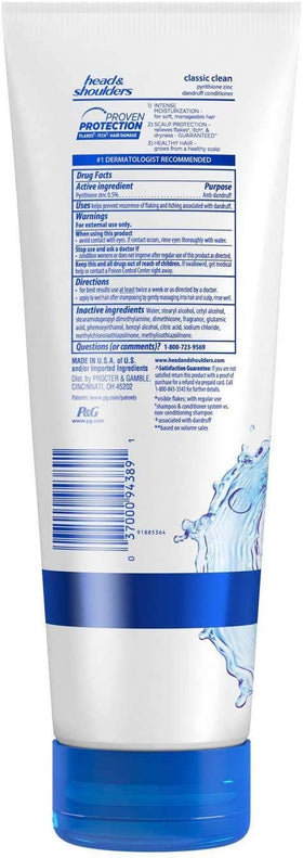 Head & Shoulders conditioner cream texture on palm demonstrating smooth conditioning benefit