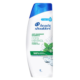 Head & Shoulders front packaging 340ml showing branding and menthol benefit