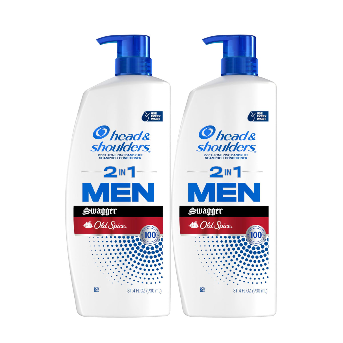 Head & Shoulders twin pack in gym bag ready for on‑the‑go freshness