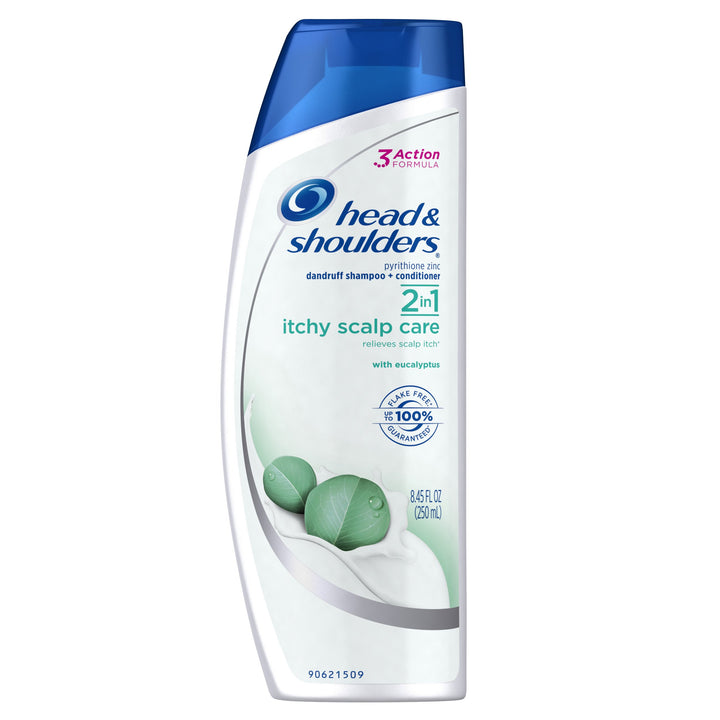 Head & Shoulders front bottle shot showing label and size, conveys trust