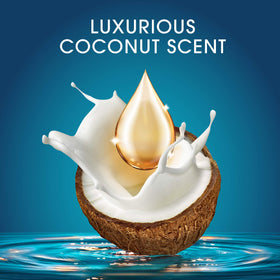 Head & Shoulders label highlighting coconut oil and dye-free formula