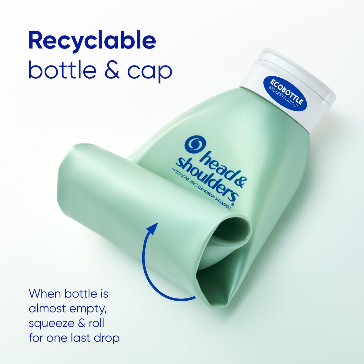 Head & Shoulders on bathroom shelf in lifestyle scene showing everyday use and neat storage benefit