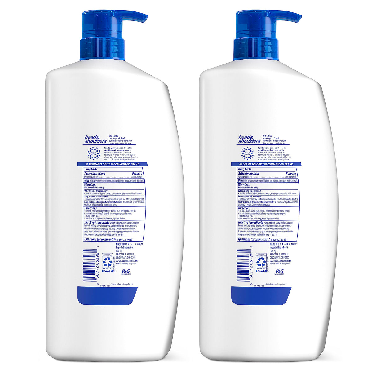 Head & Shoulders cap dispensing controlled amount for less waste