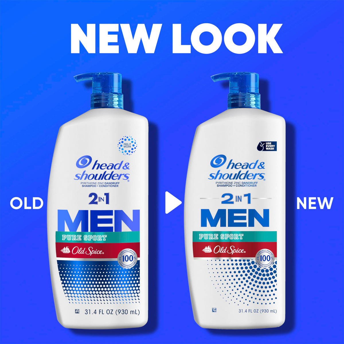 Man using Head & Shoulders while washing hair for active routines