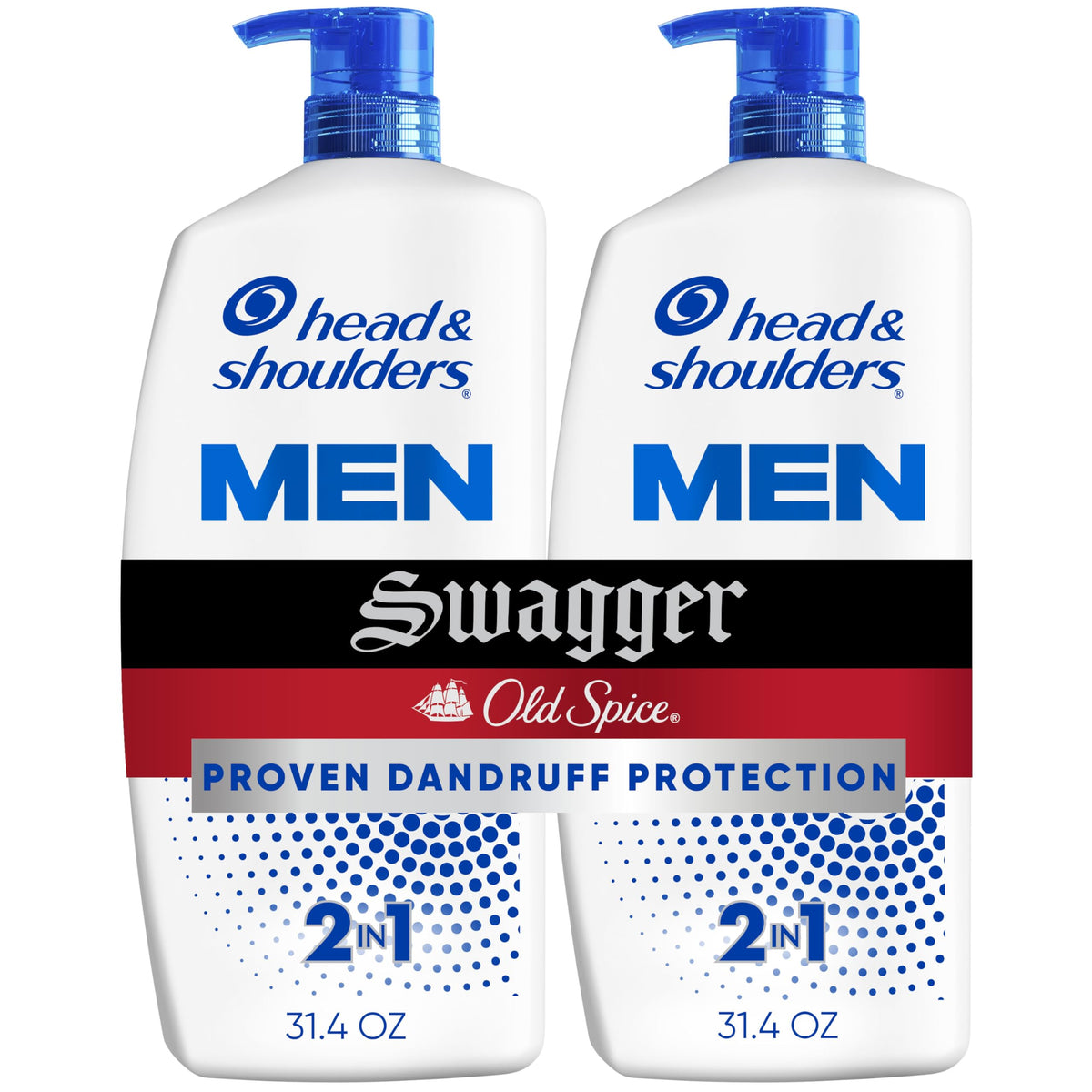 Head & Shoulders front packaging showing swagger scent and benefits