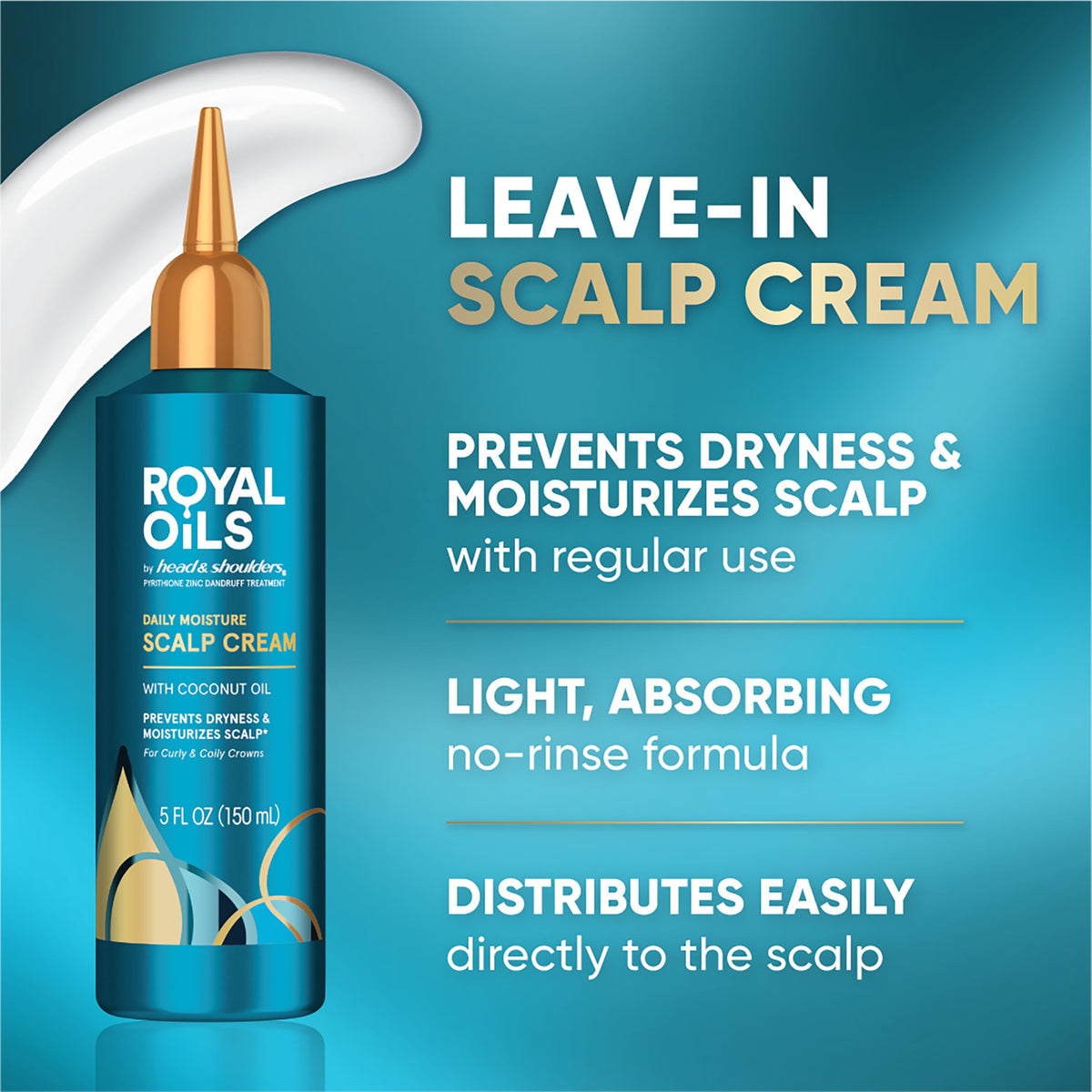Head & Shoulders back label with directions and ingredient overview