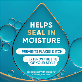 Head & Shoulders cream texture close-up showing lightweight, fast-absorbing feel