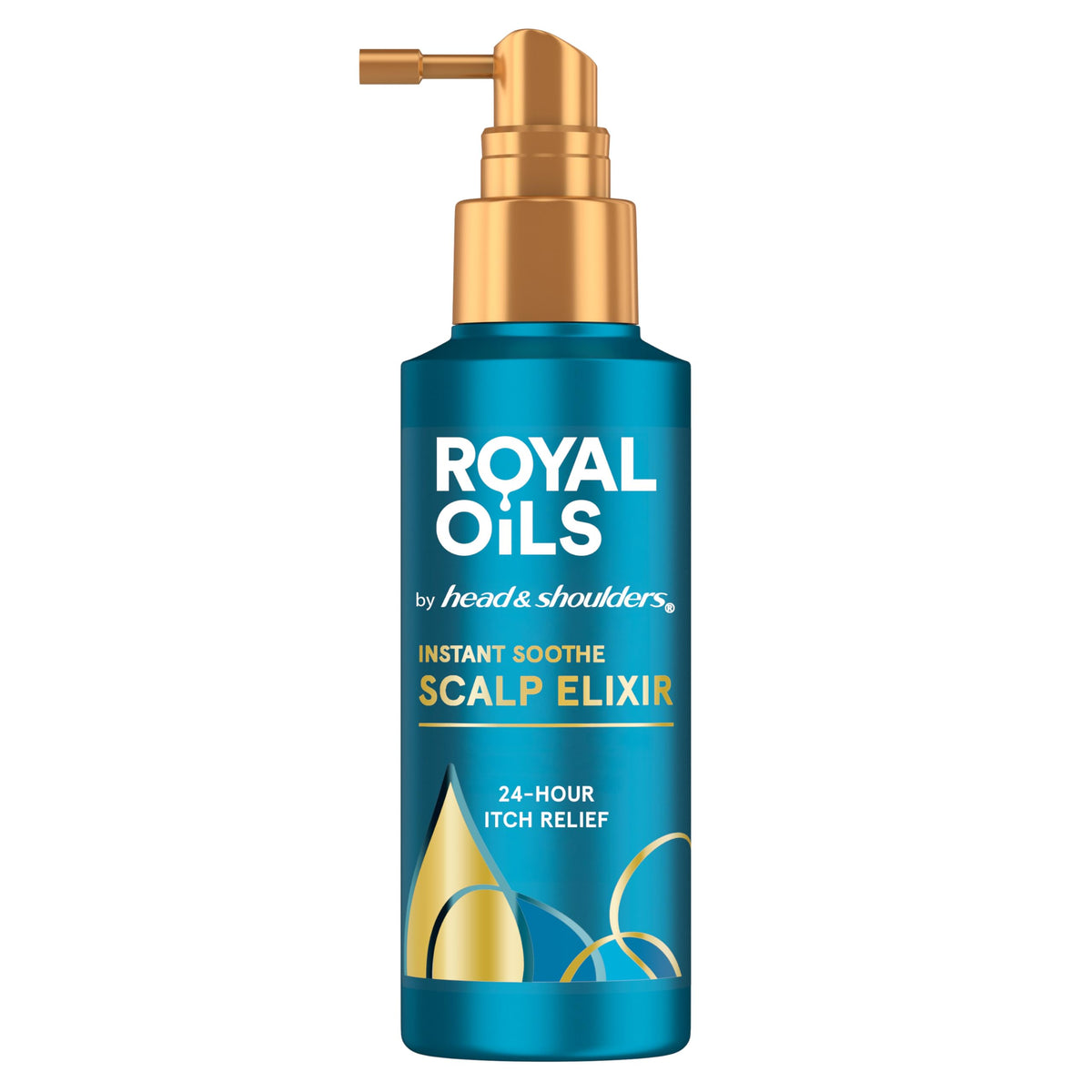 Head & Shoulders Royal Oils front packaging showing bottle benefits