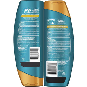 Head & Shoulders Royal Oils used on curly hair demonstrating hydrated shine