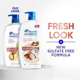 Head & Shoulders back label close-up lists ingredients and usage benefits
