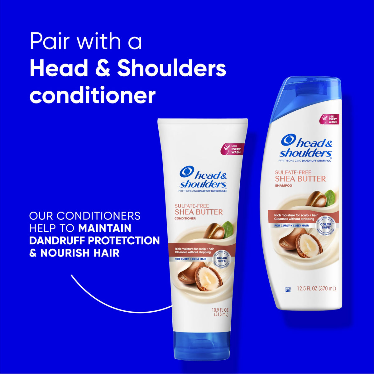 Head & Shoulders bottle staged in bathroom to suggest daily styling
