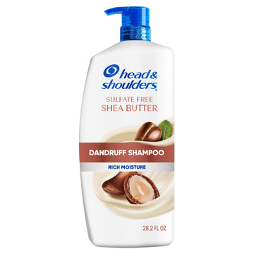 Head & Shoulders front bottle view shows product and moisturizing benefit